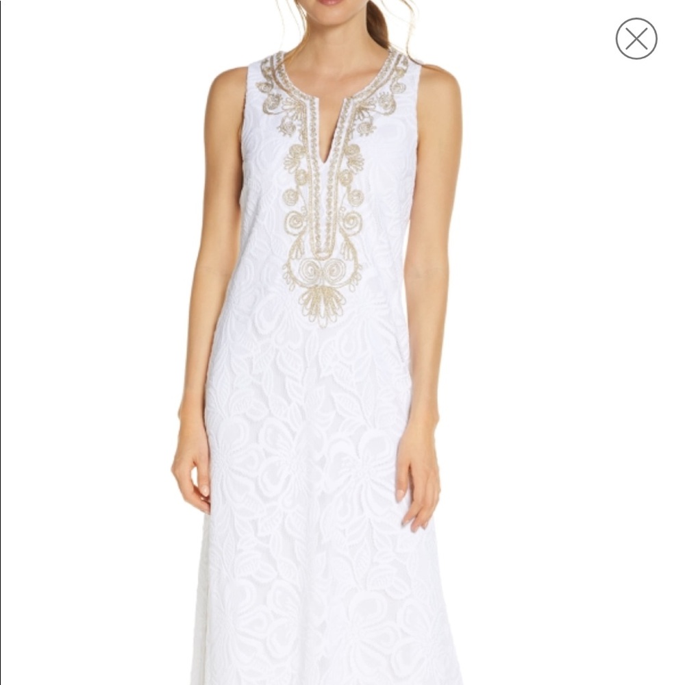NWT Lilly Pulitzer 2020 collection white Max dress